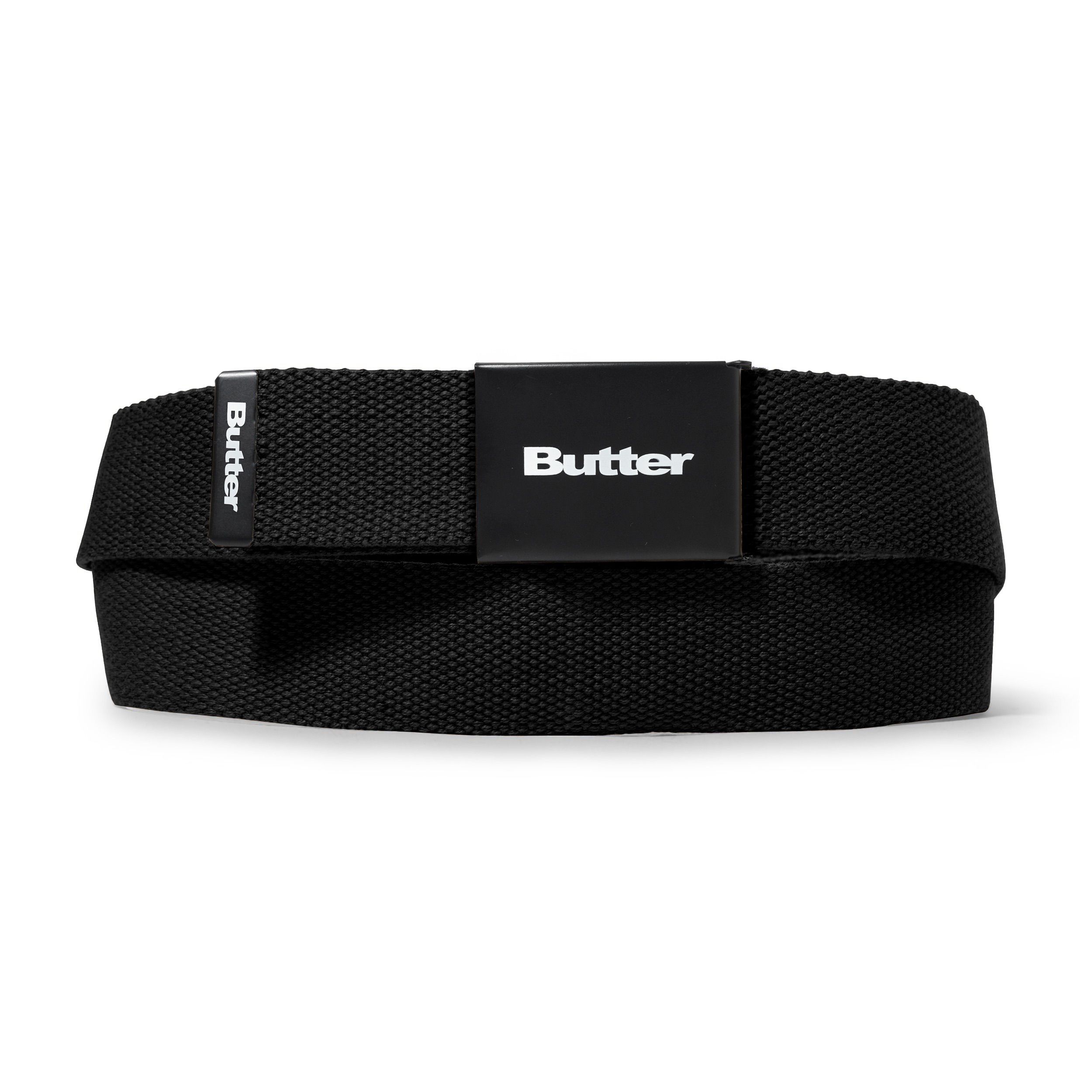BUTTER - Logo Woven Belt - Black