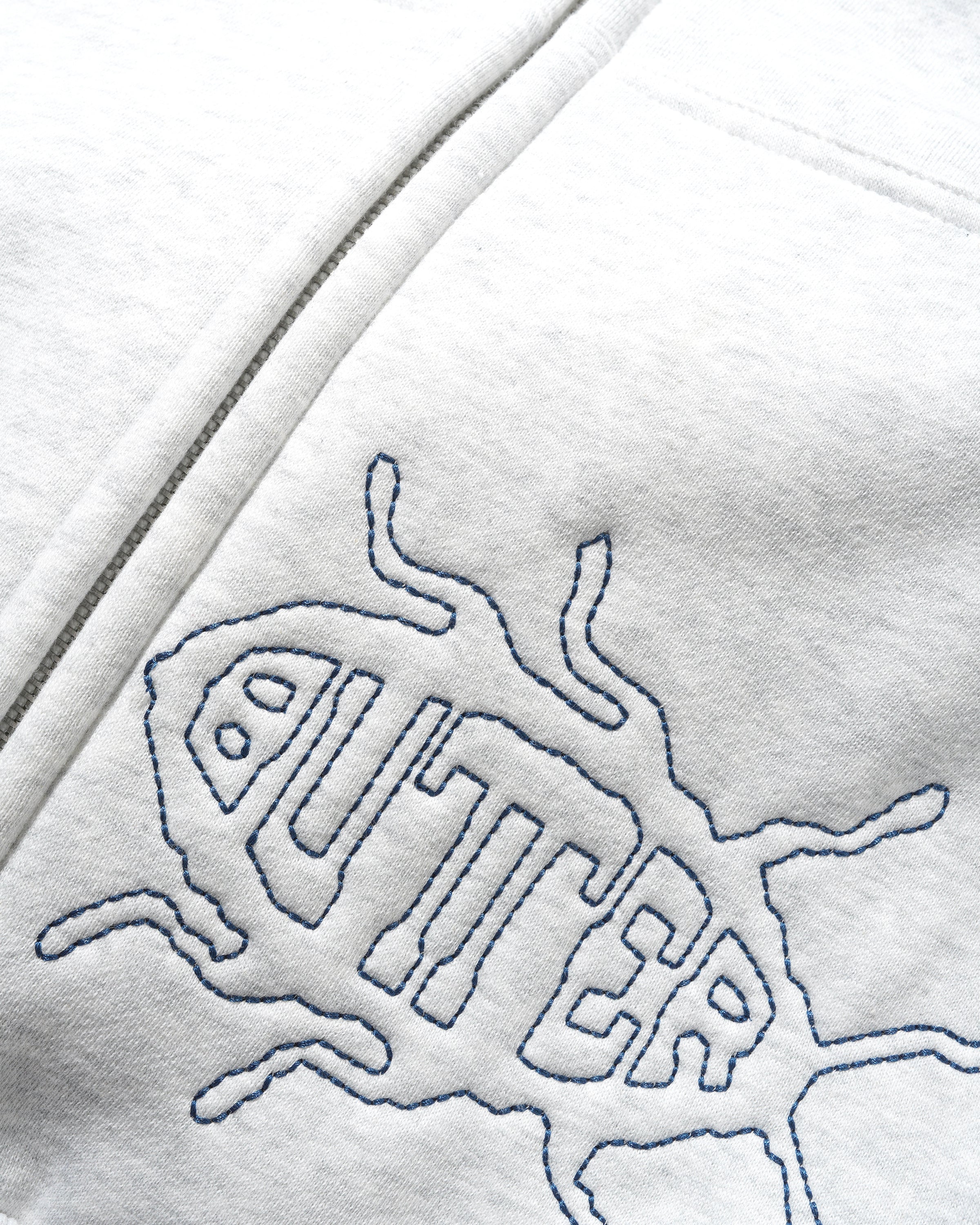 BUTTER - ROACH ZIP-THRU HOOD - ASH