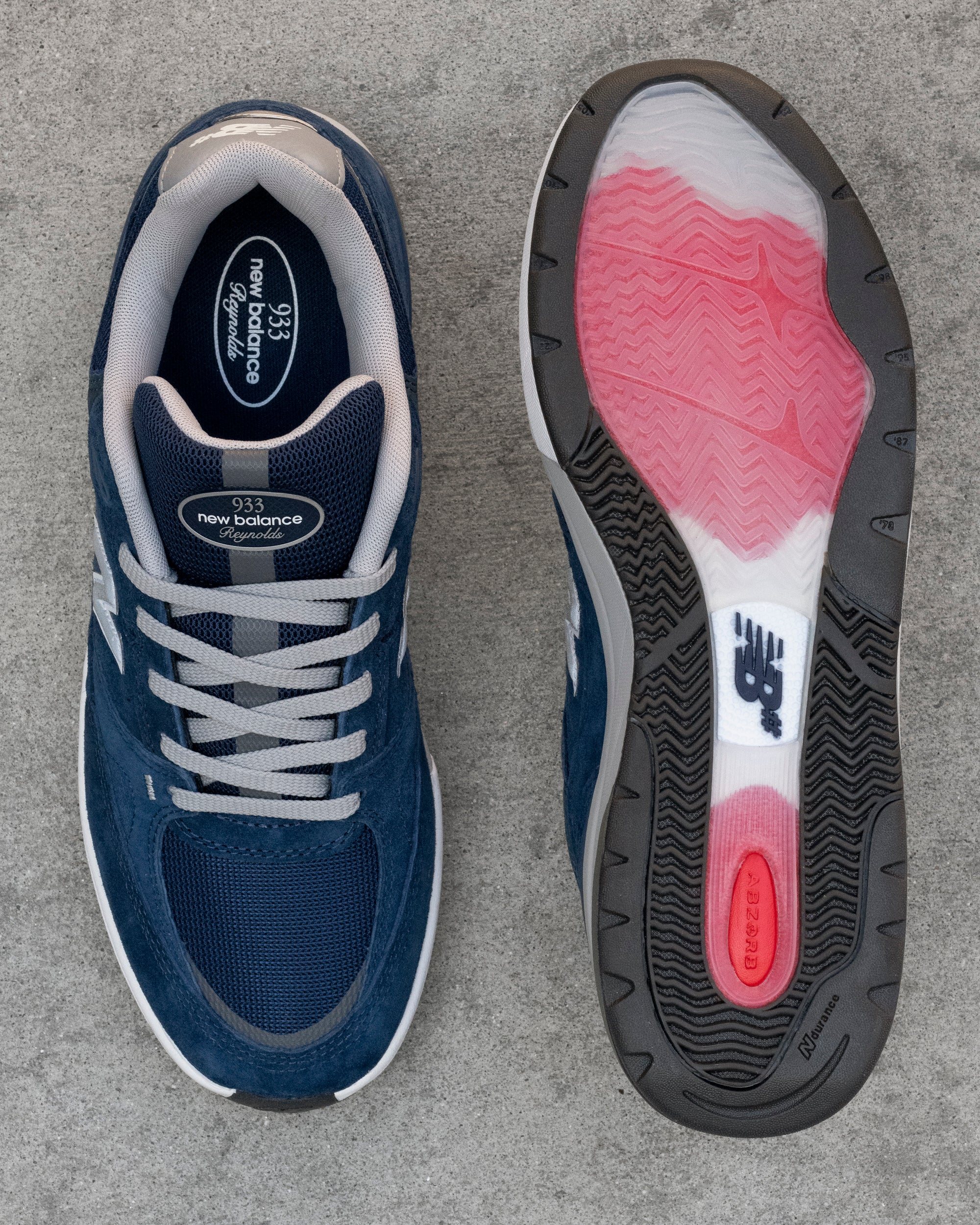 NEW BALANCE - NUMERIC ANDREW REYNOLDS 933 - NAVY/GREY