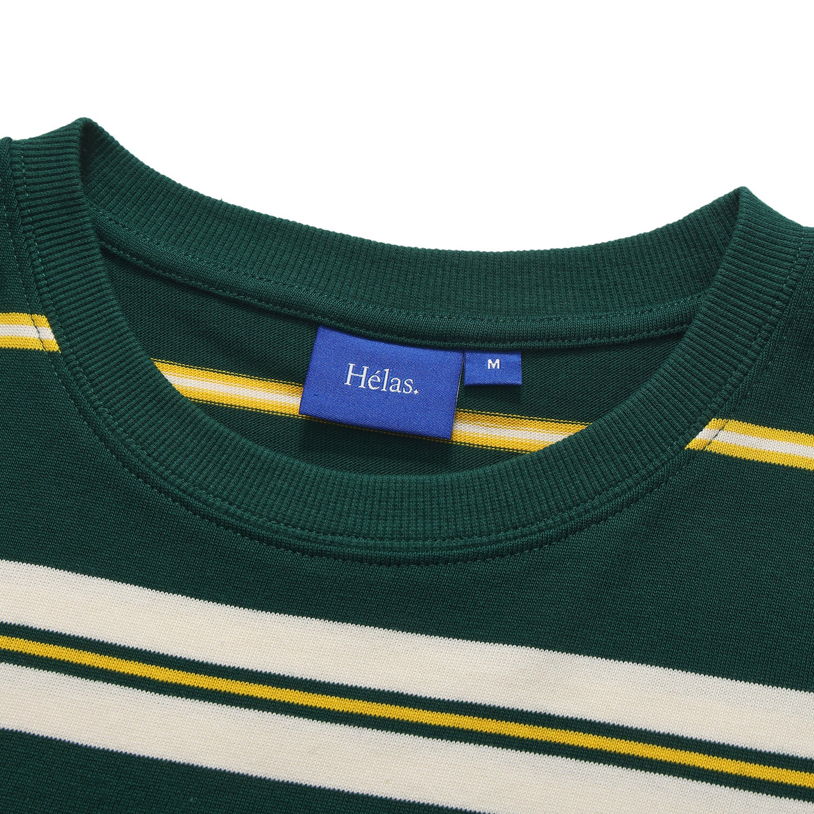 HÈLAS - RAYE TEE STRIPED - GREEN