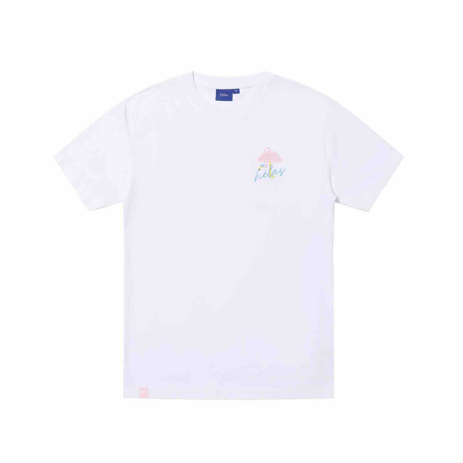 HÉLAS - FLAMINGO TEE - WHITE
