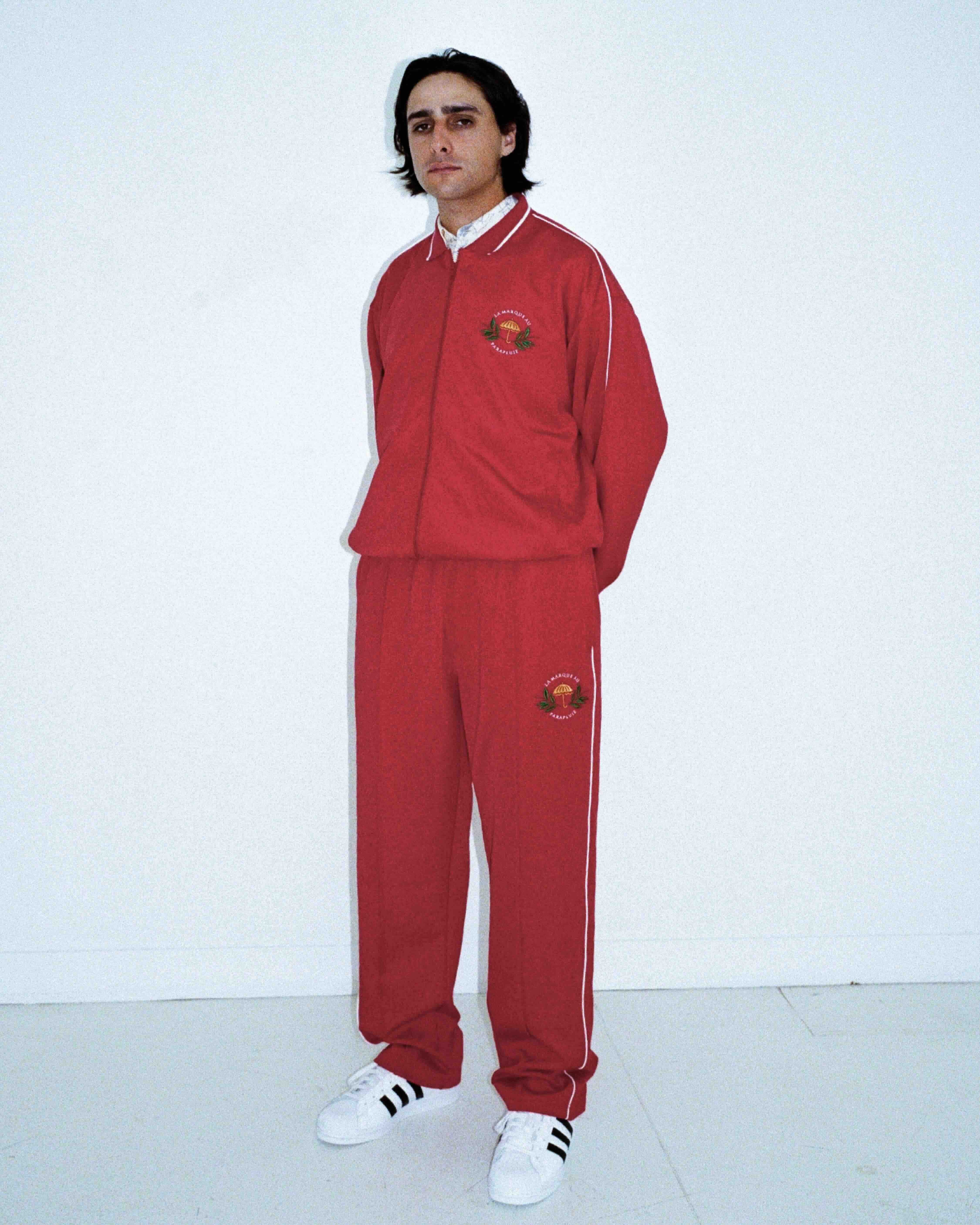 HÉLAS - LA MARQUE TRACKSUIT JACKET - BURGUNDY