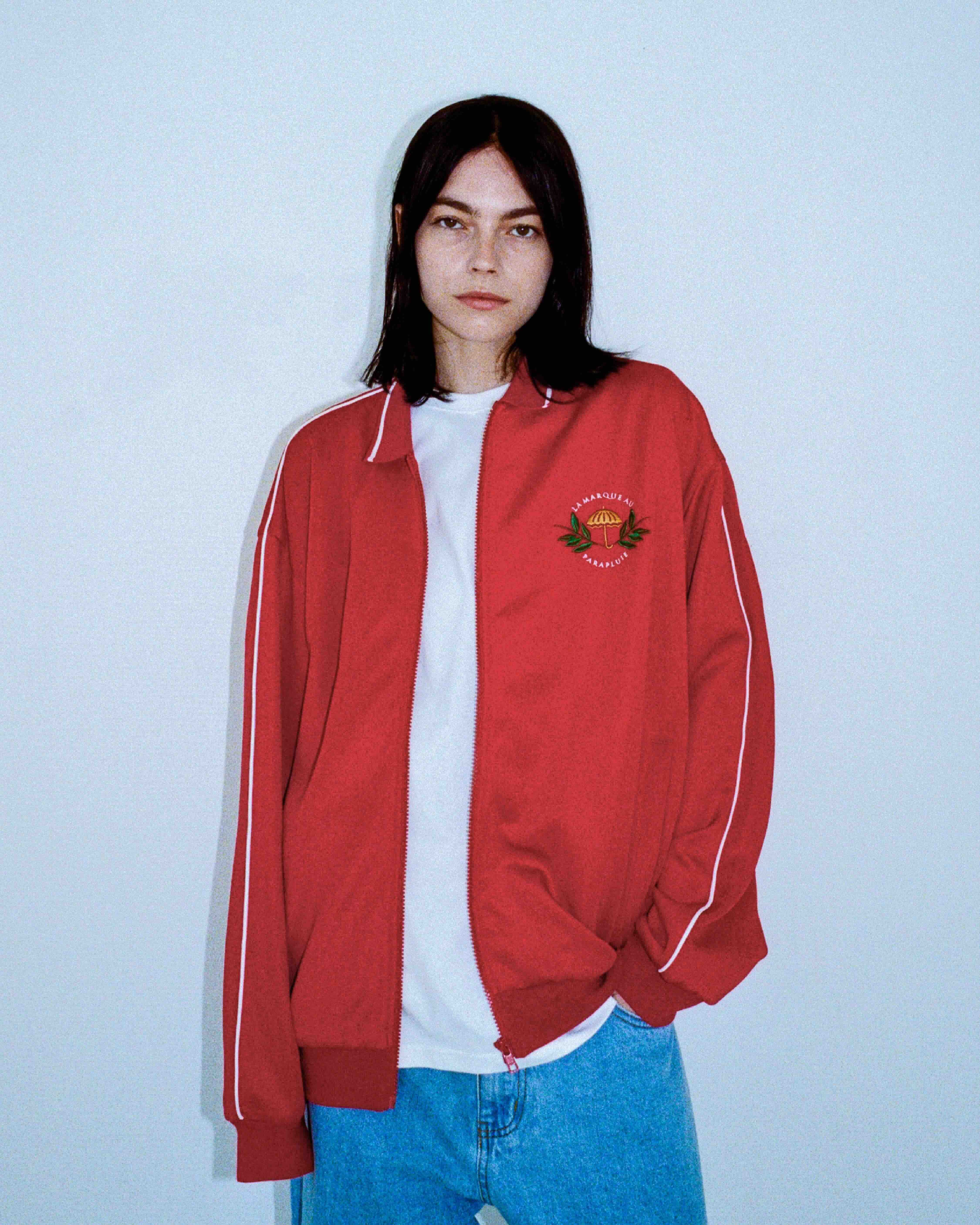HÉLAS - LA MARQUE TRACKSUIT JACKET - BURGUNDY
