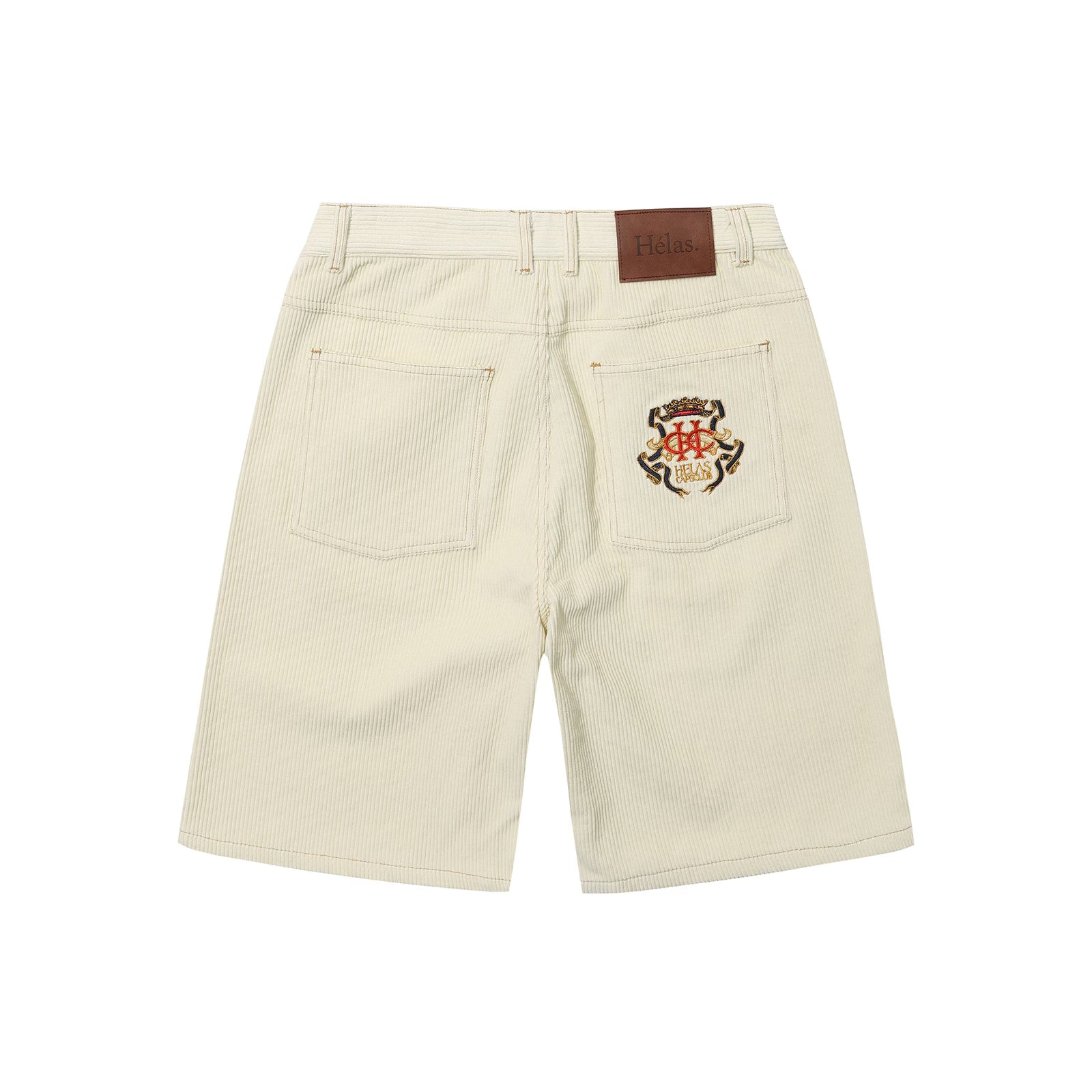 HELAS - COURONNE CORDUROY SHORTS - OFF WHITE