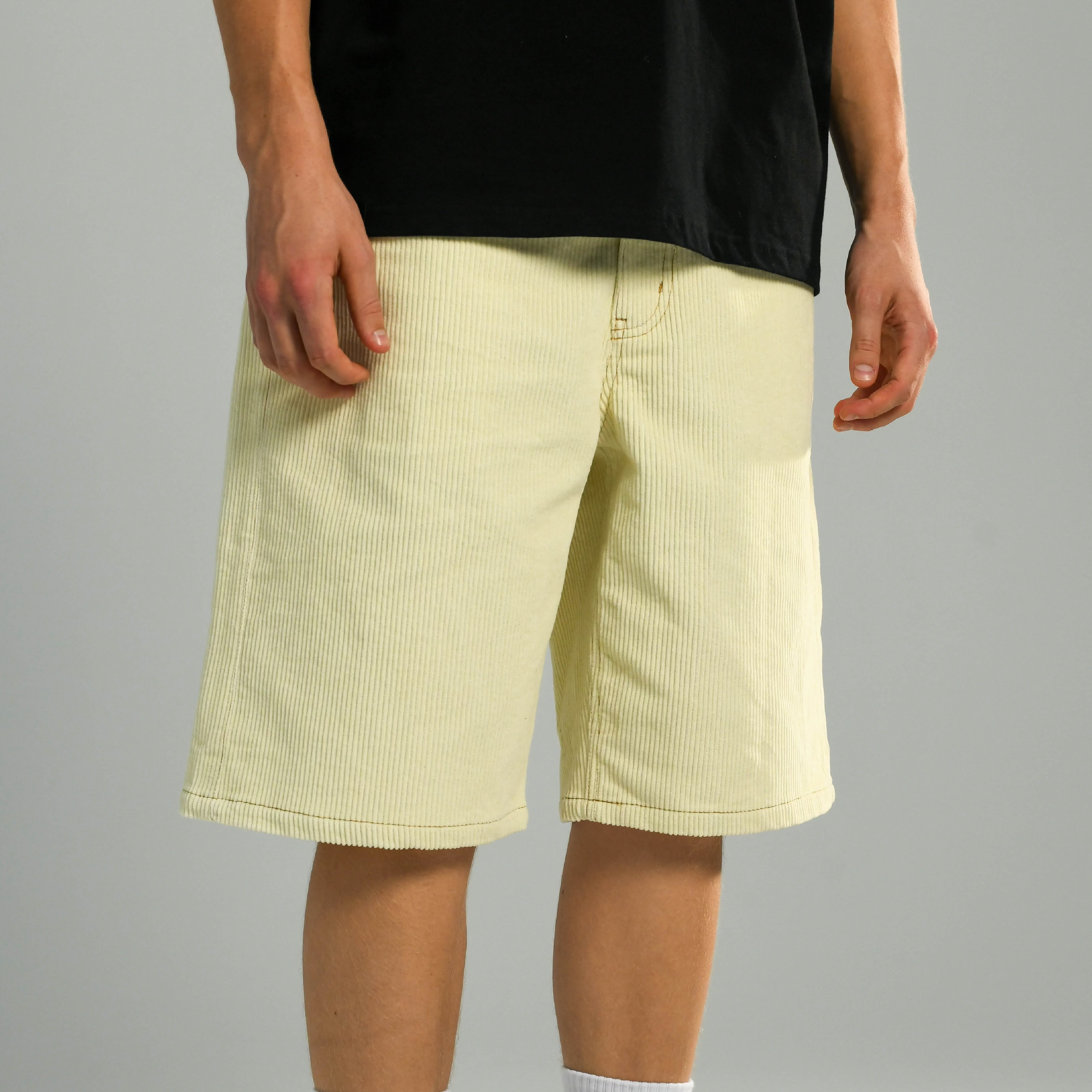 HELAS - COURONNE CORDUROY SHORTS - OFF WHITE