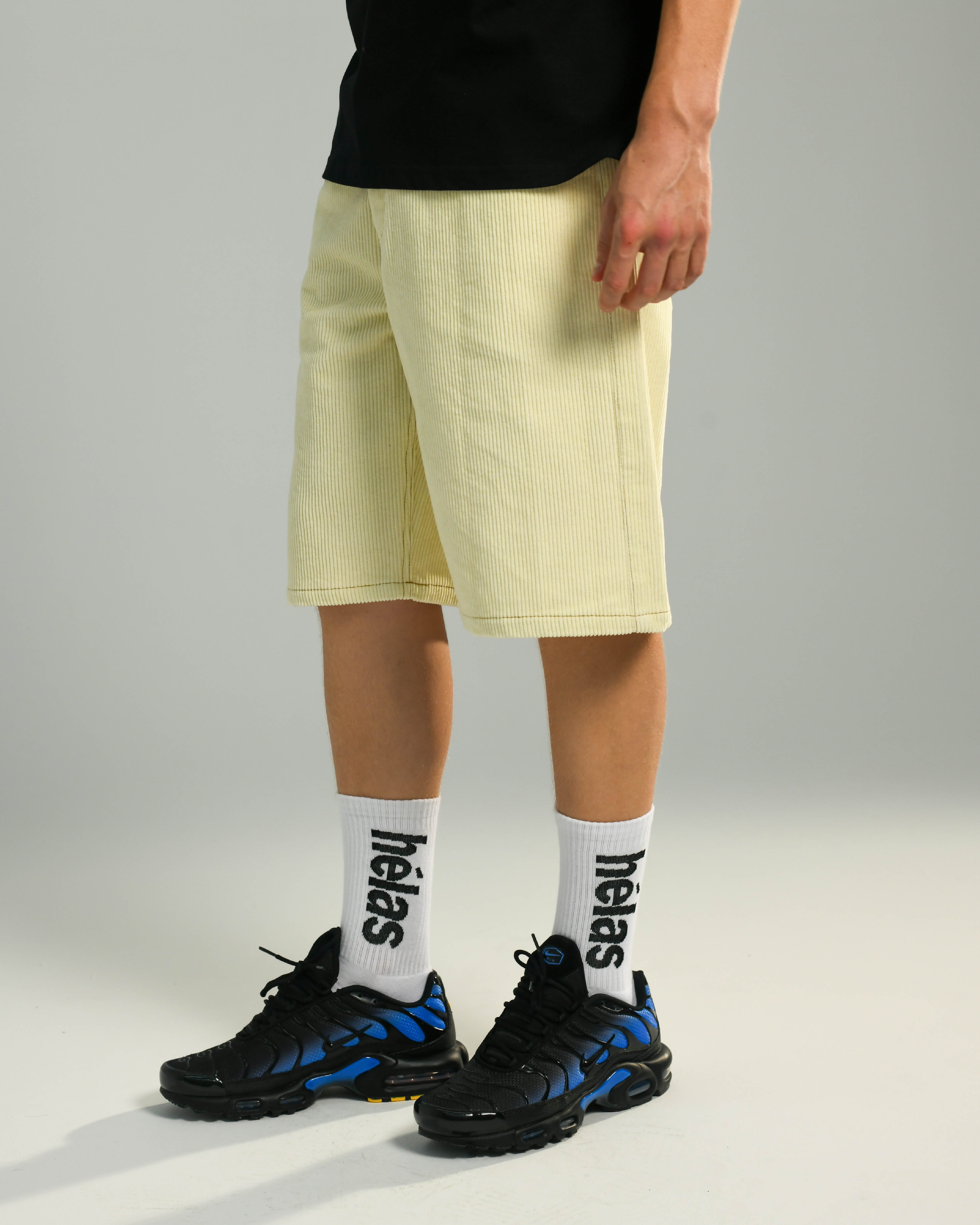 HELAS - COURONNE CORDUROY SHORTS - OFF WHITE