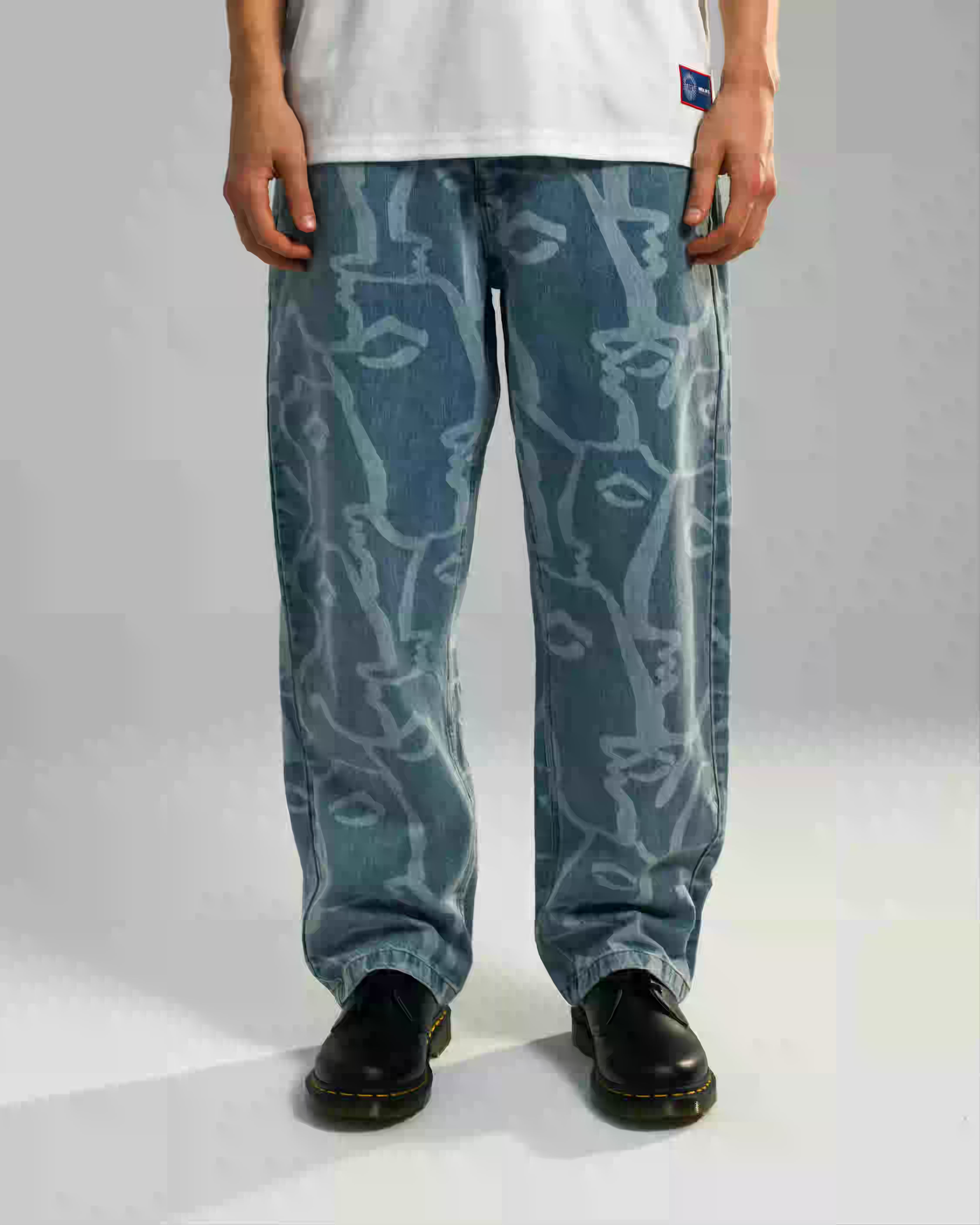 HELAS - DIEUX GRECS JEANS PANTS - LIGHT BLUE