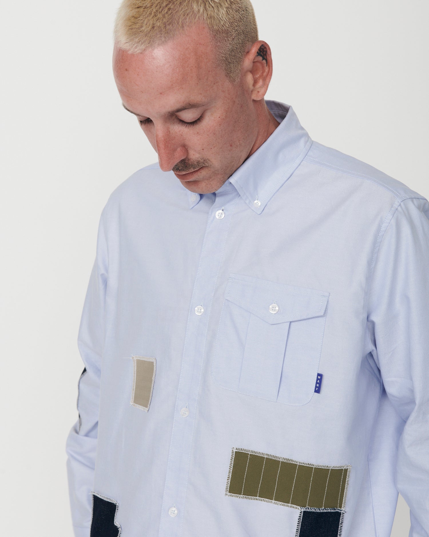 WE ARE NOT FRIENDS - SASHIKO PATCH SHIRT