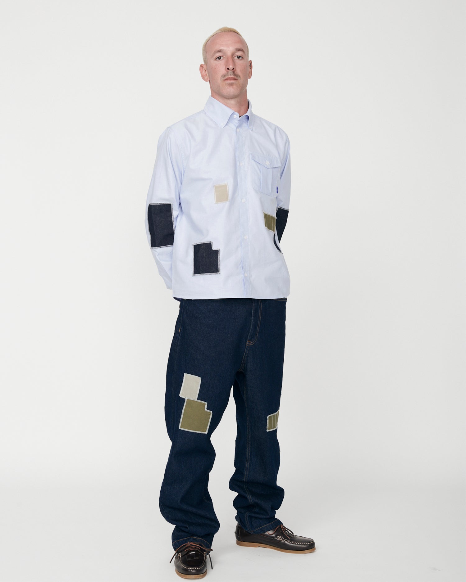 WE ARE NOT FRIENDS - SASHIKO PATCH SHIRT