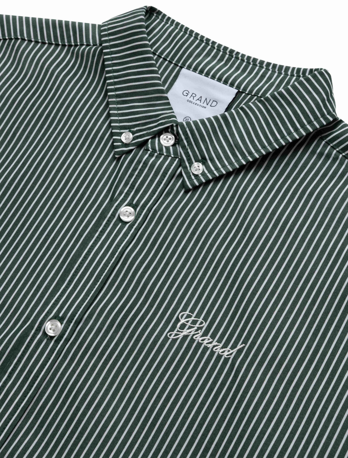 GRAND COLLECTION - BLAIR POPLIN SHIRT - FOREST