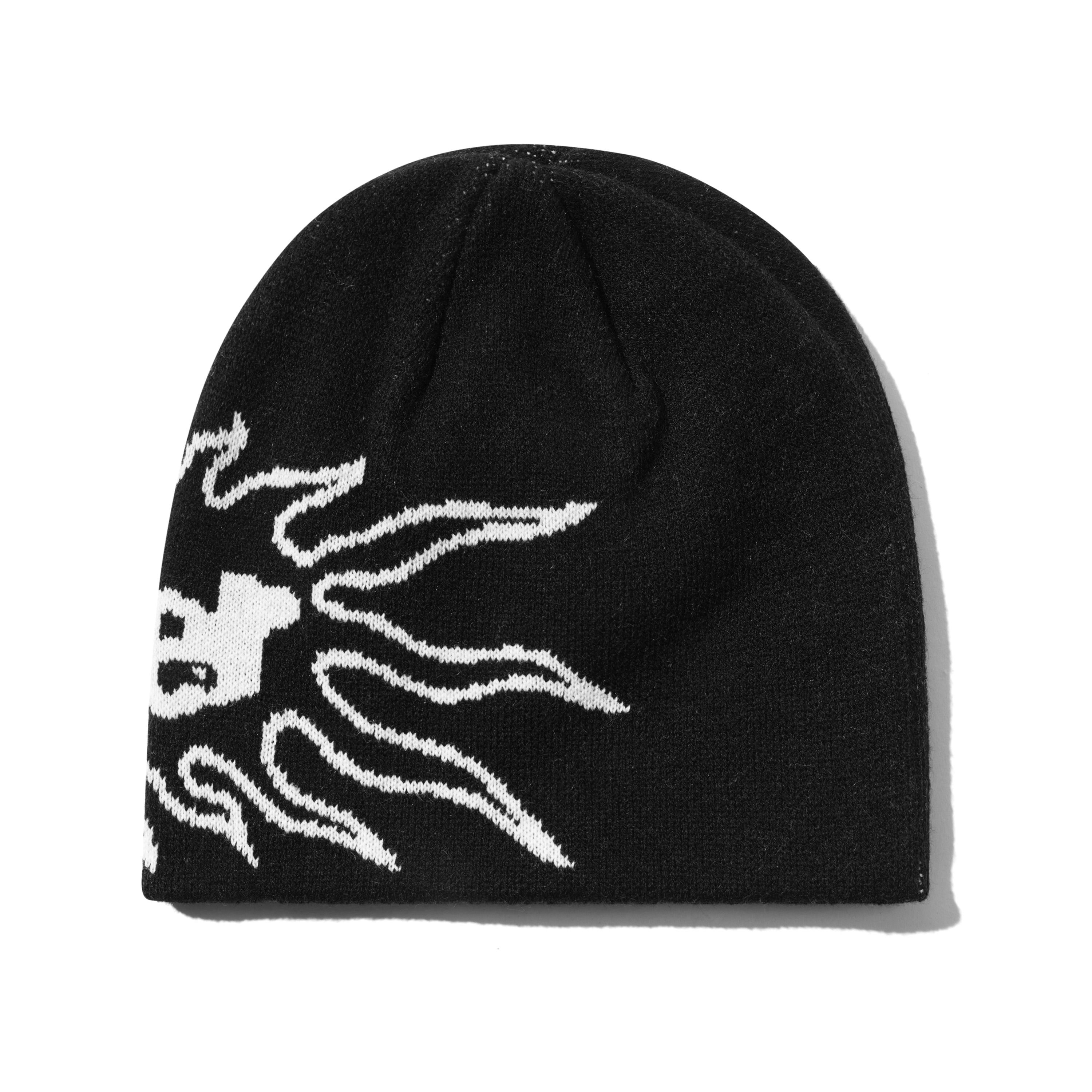 BUTTER - Solar Skully Beanie - Black