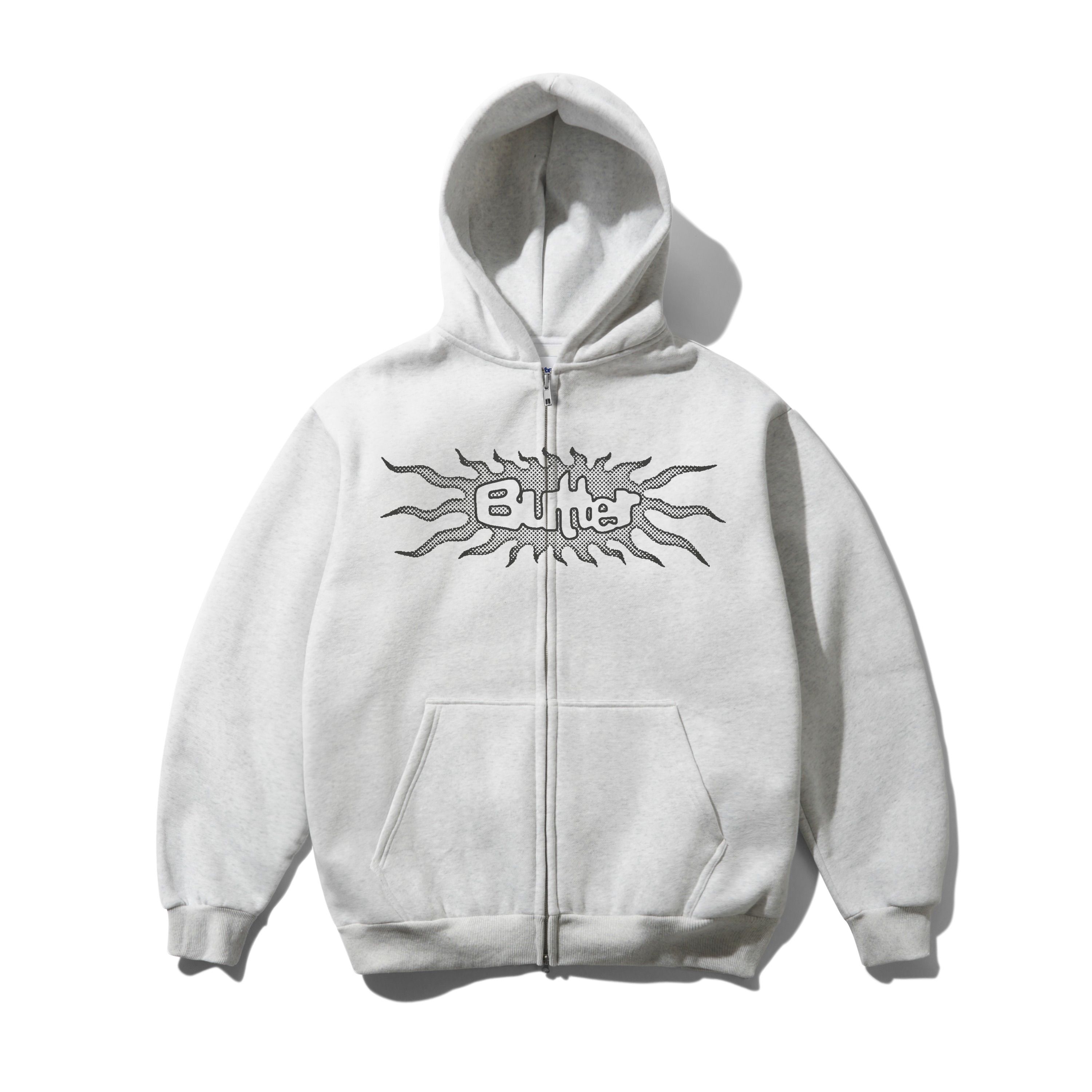 BUTTER - Solar Zip-Thru Hood - Ash