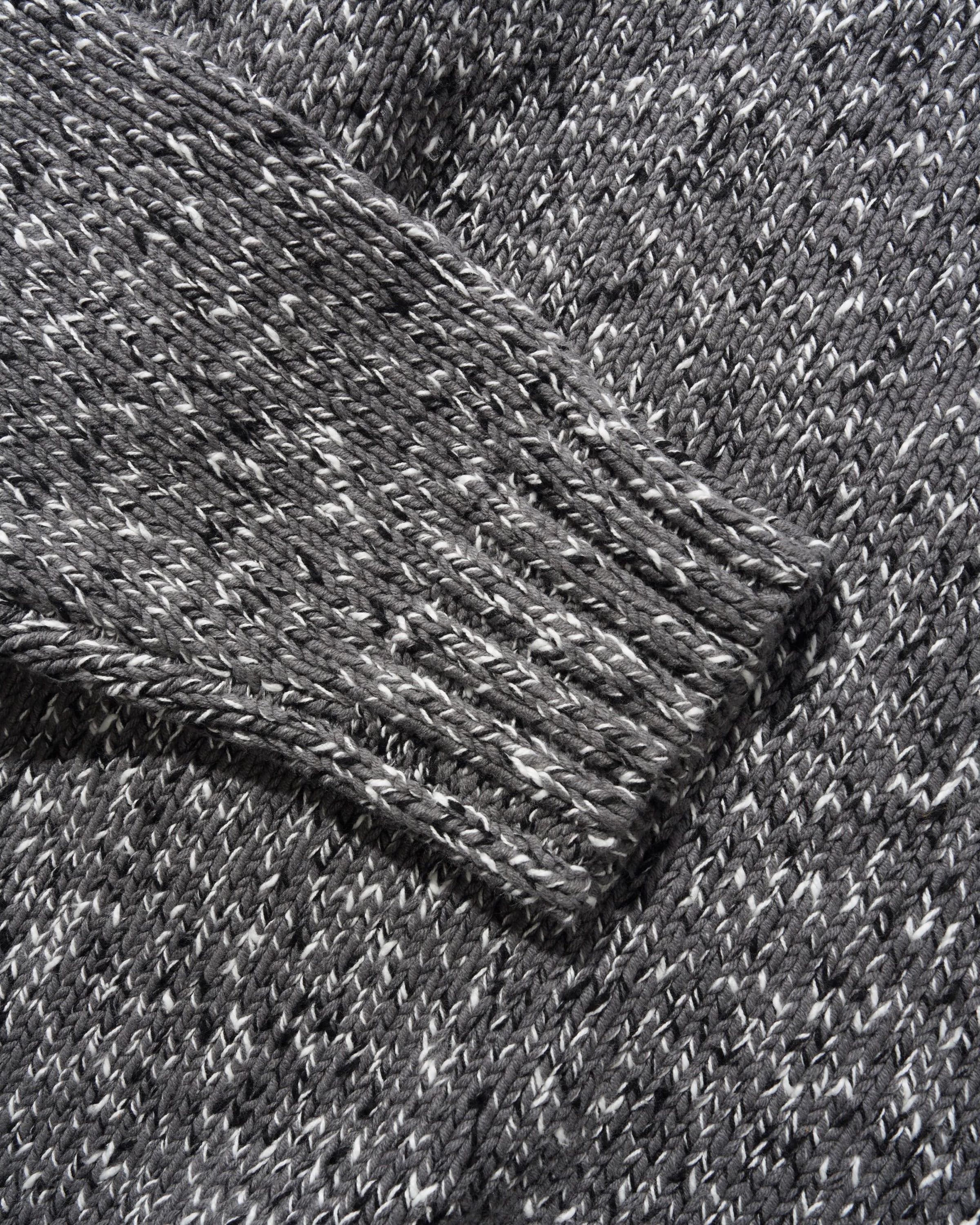 BUTTER - Speckle Knit Sweater - CHARCOAL