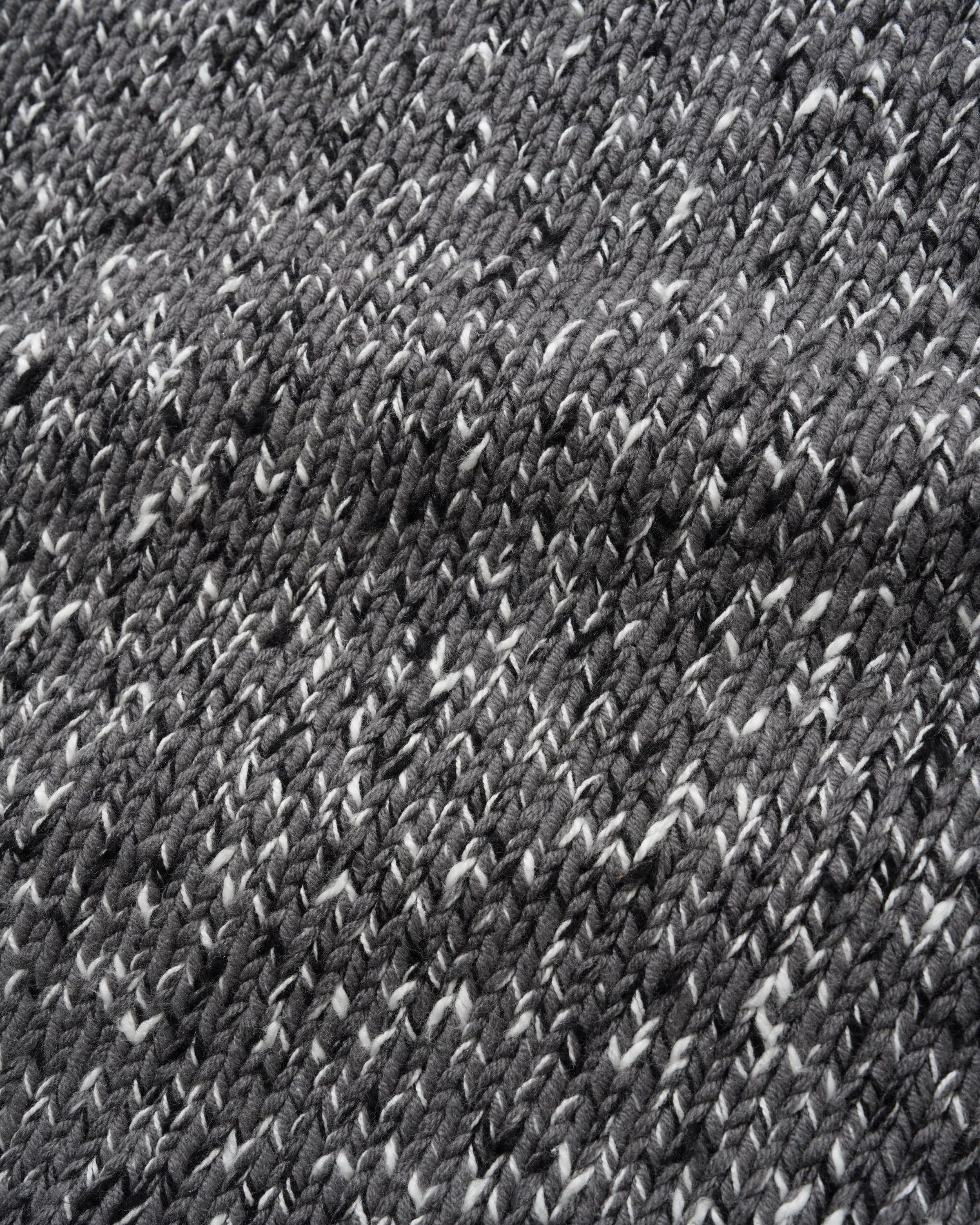 BUTTER - Speckle Knit Sweater - CHARCOAL