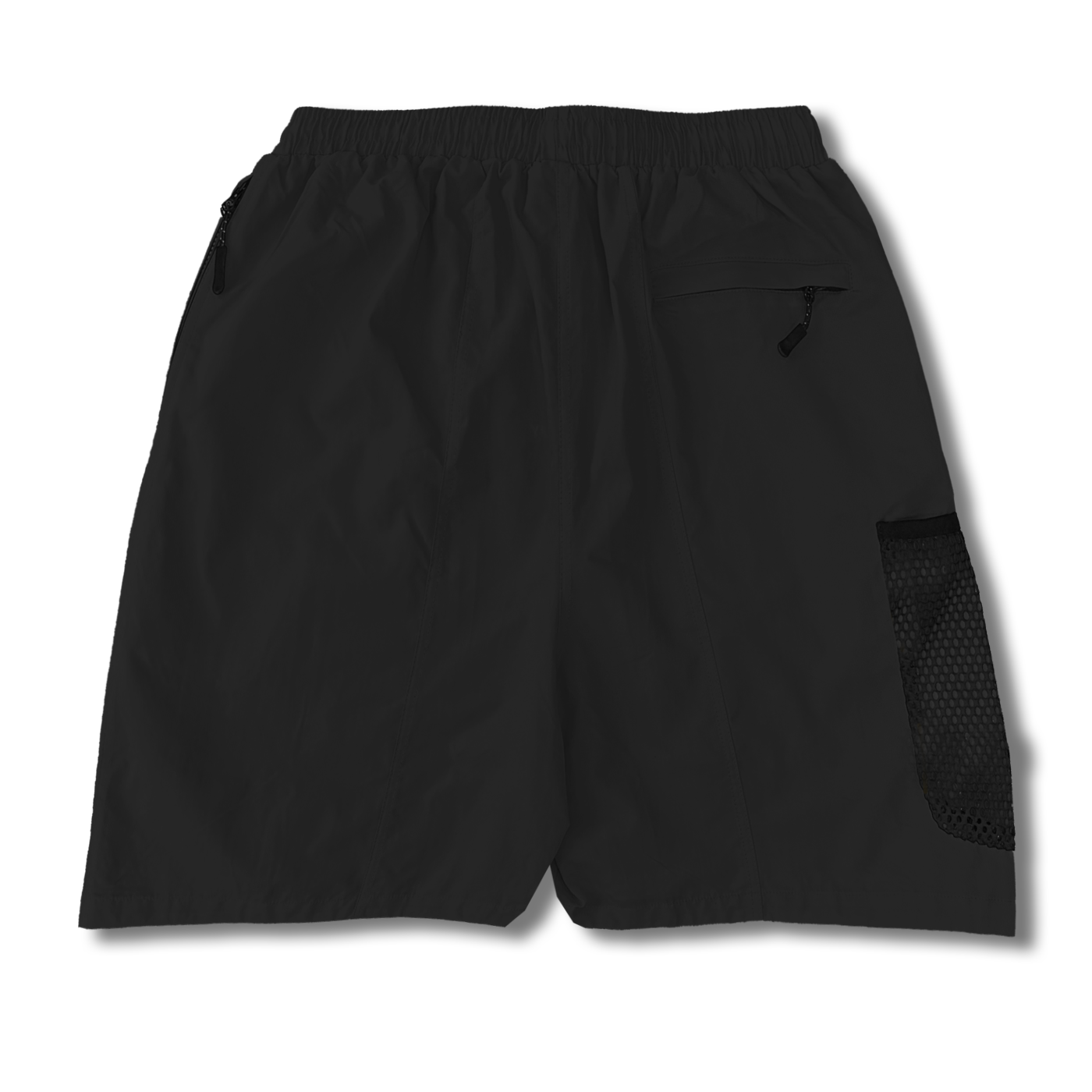 DAMAGE - CAMPSIDE SHORT - BLACK