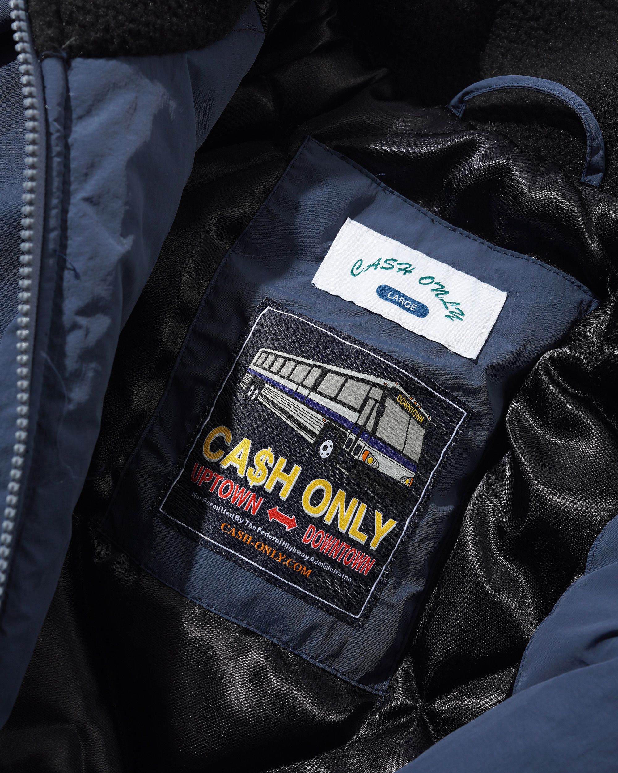 CASH ONLY - TRANSPORT WORK JACKET - NAVY
