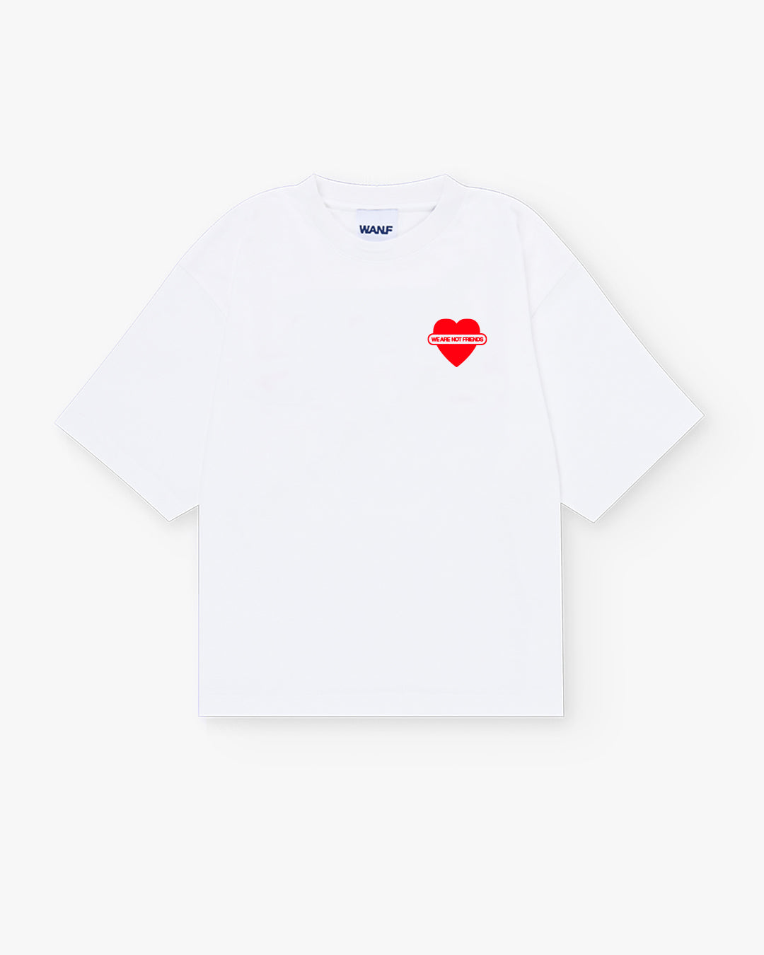 WE ARE NOT FRIENDS - UNION LOVE BOXY T-SHIRT