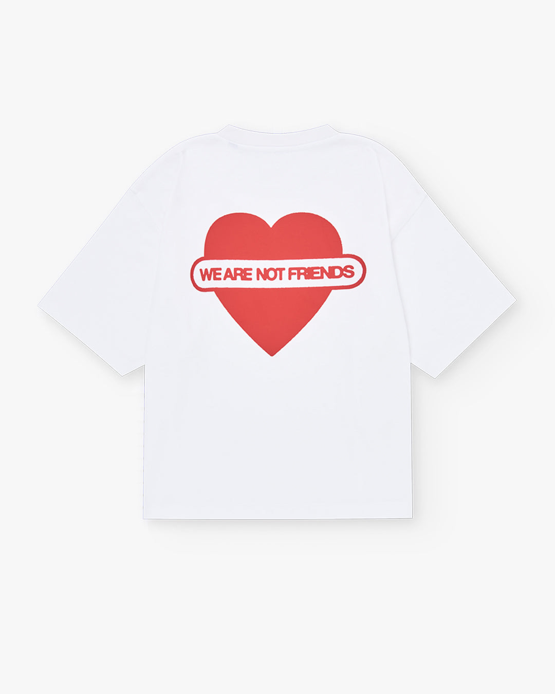 WE ARE NOT FRIENDS - UNION LOVE BOXY T-SHIRT
