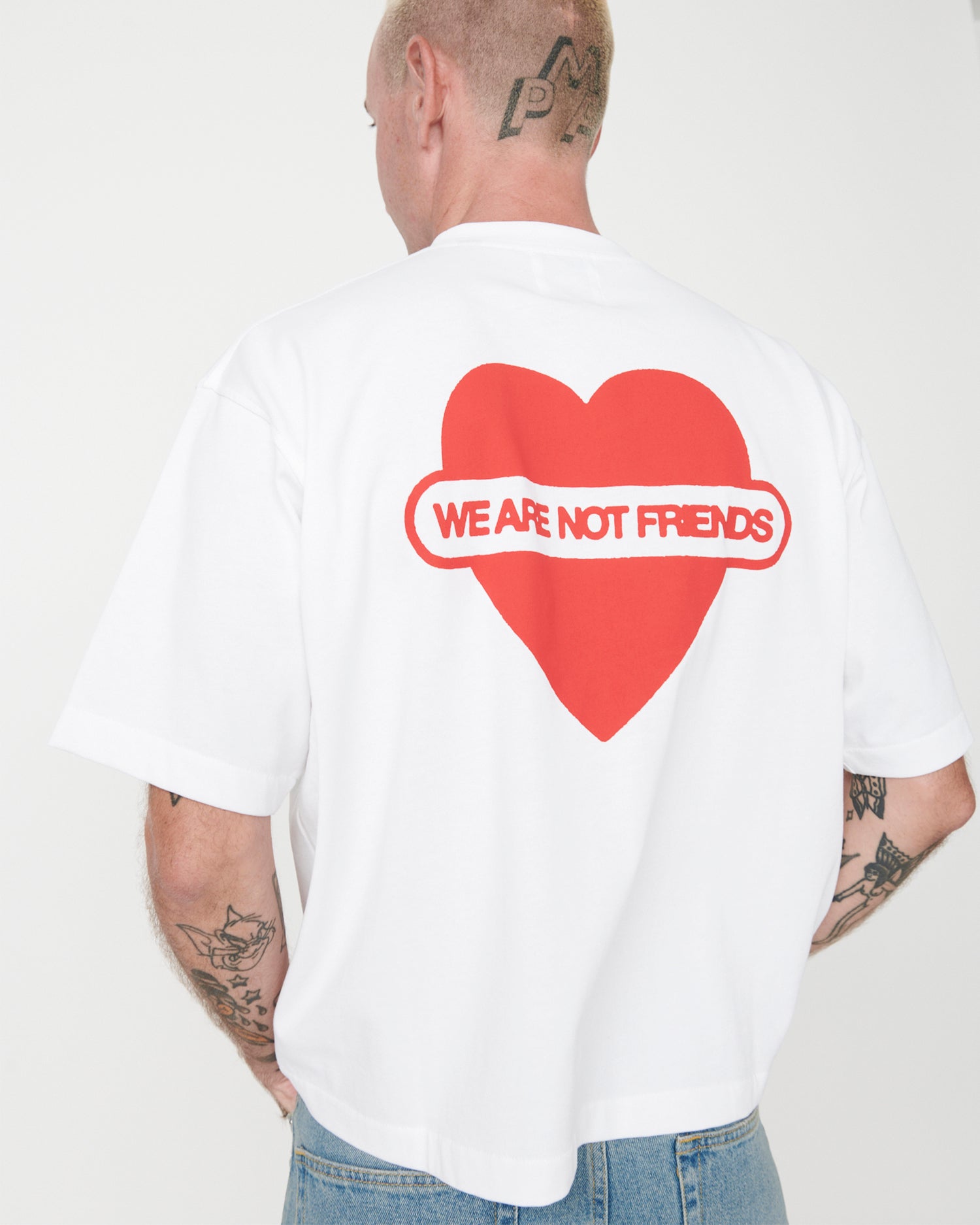 WE ARE NOT FRIENDS - UNION LOVE BOXY T-SHIRT