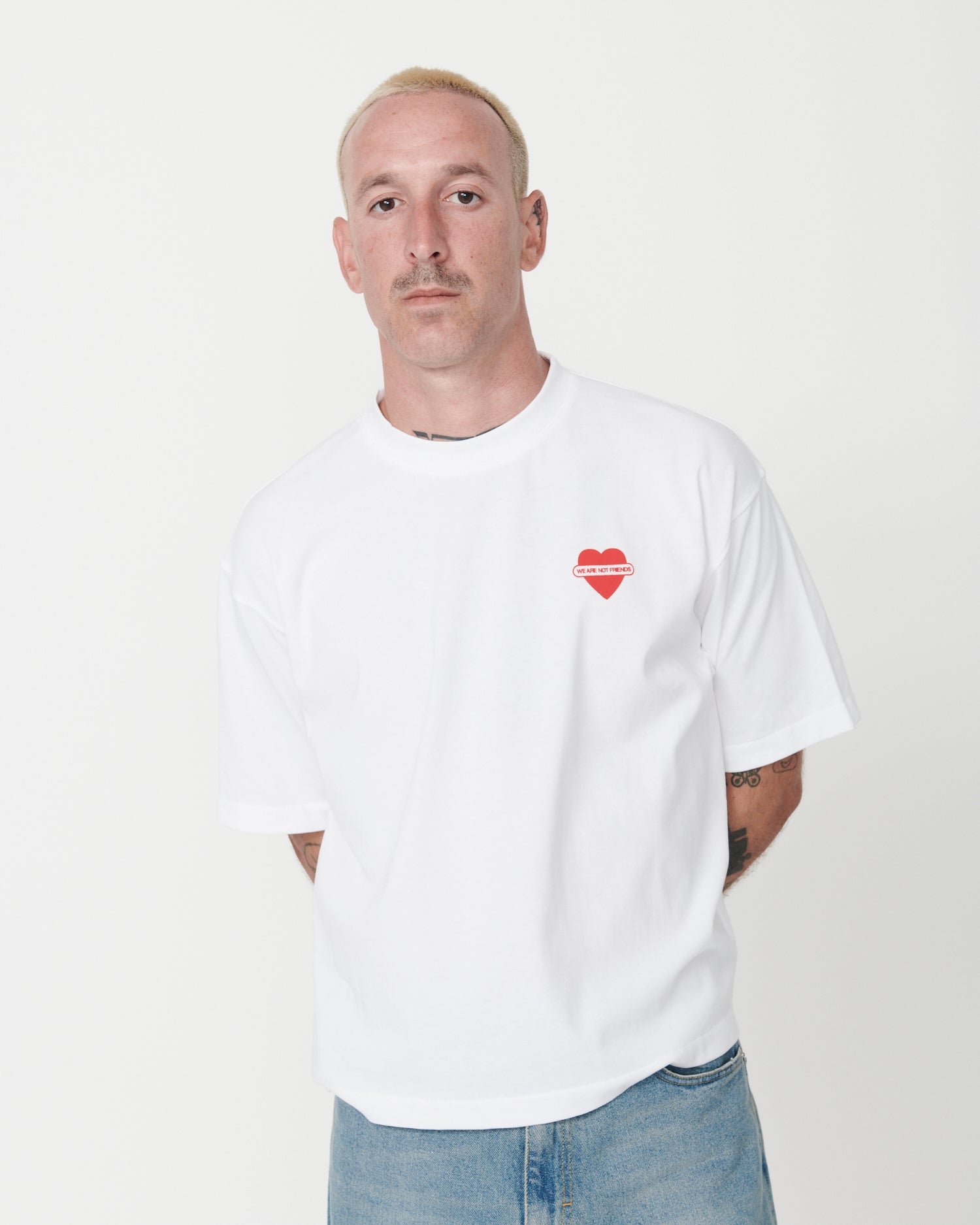 WE ARE NOT FRIENDS - UNION LOVE BOXY T-SHIRT