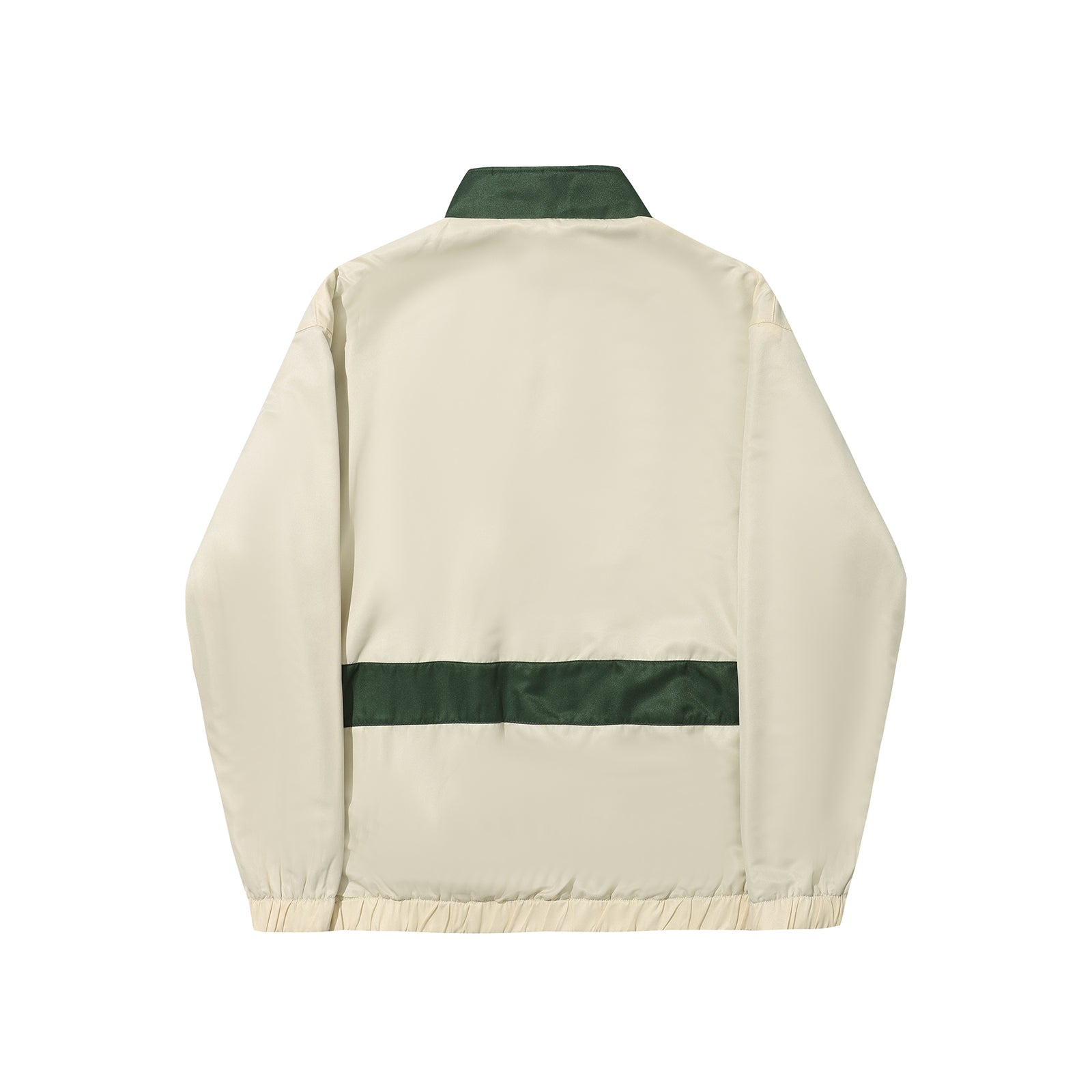 HÉLAS - REVERSO FLEECE SPORT JACKET OFF - WHITE/GREEN