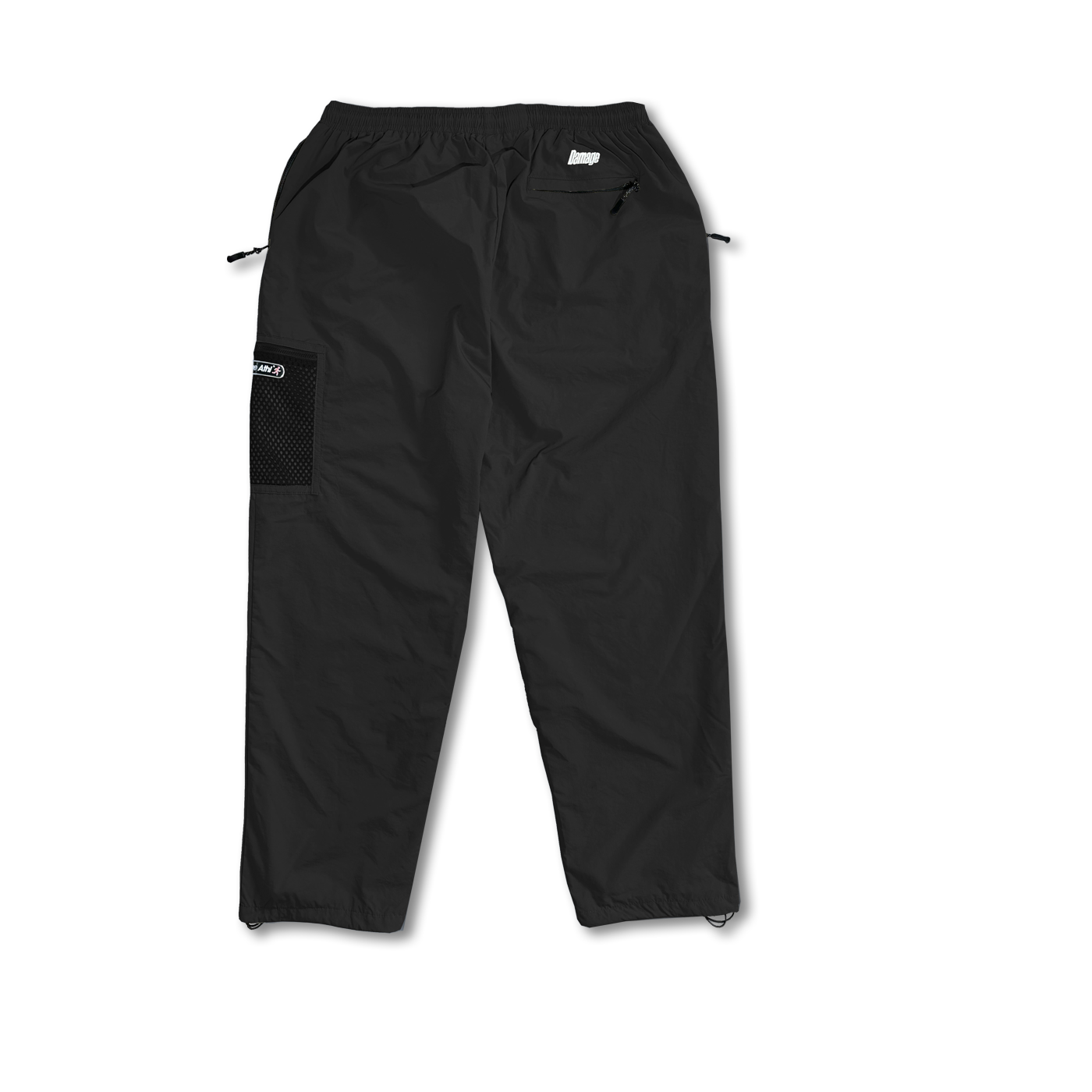 DAMAGE - TUNDRA TRACK PANTS - BLACK