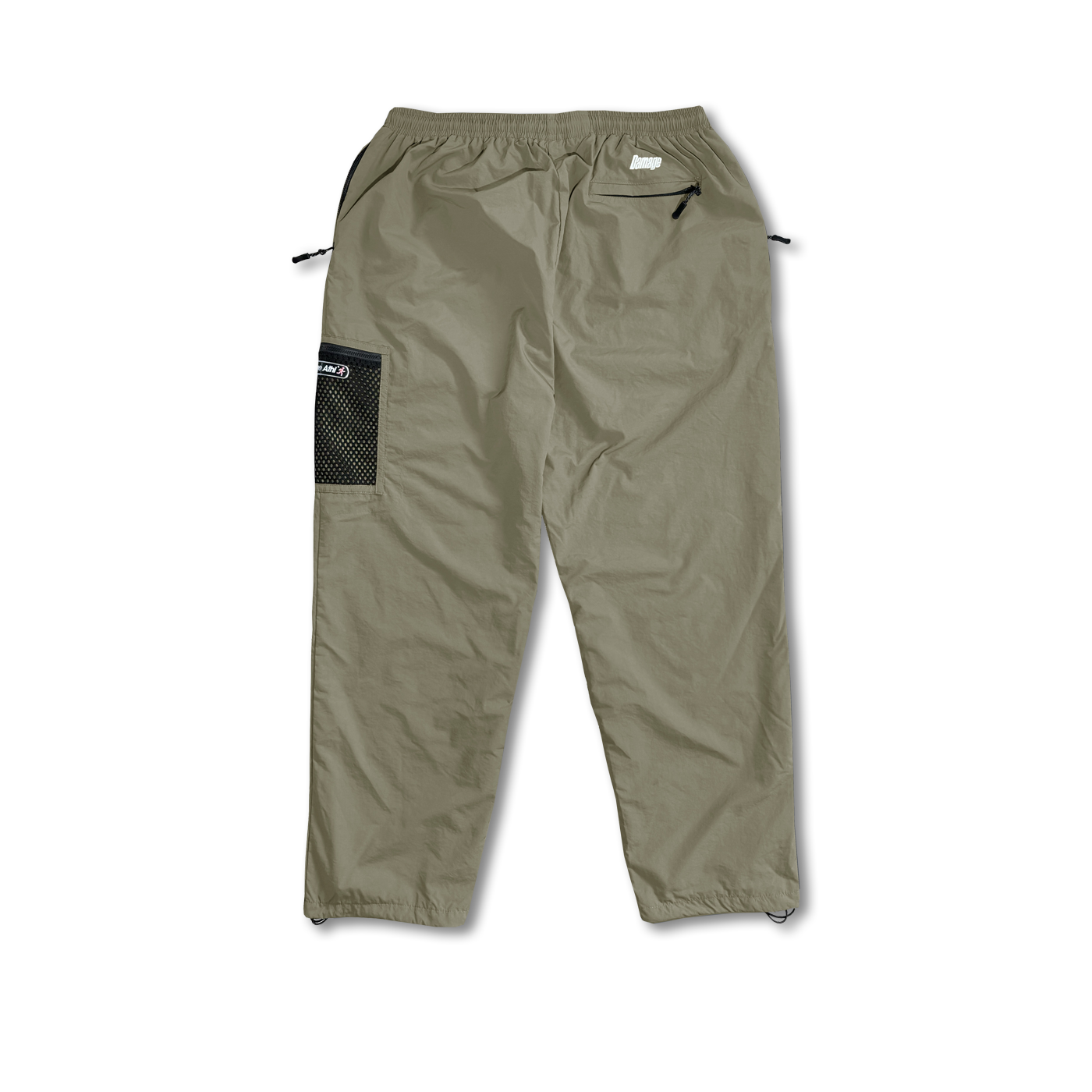 DAMAGE - TUNDRA TRACK PANTS - MILITARY GREEN